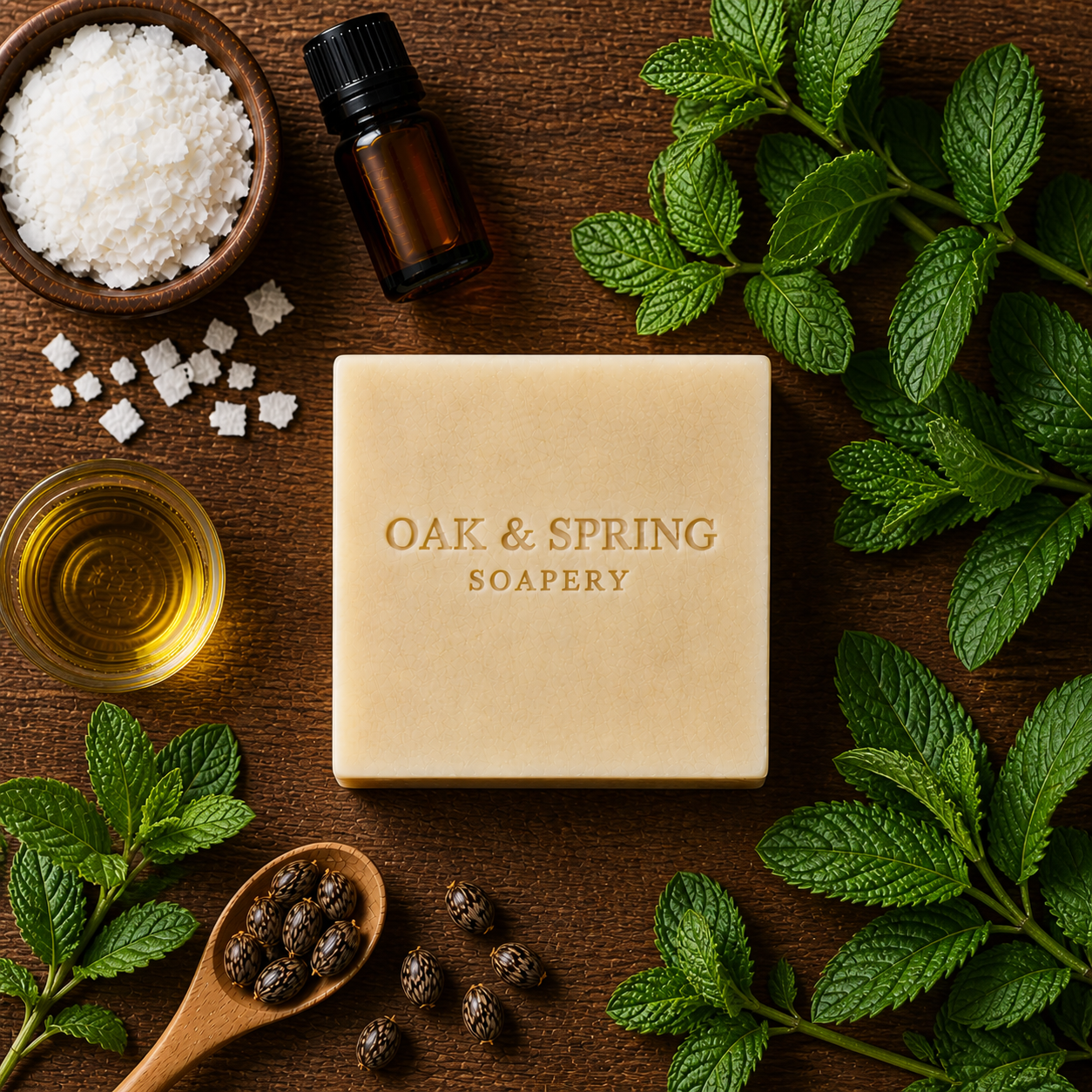 Peppermint Essential Oil Soap