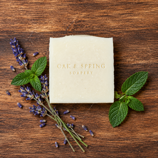 Lavender-Peppermint Essential Oil Soap