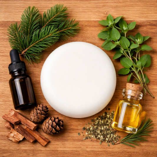 Cedar-Wild Herb Shampoo Bar